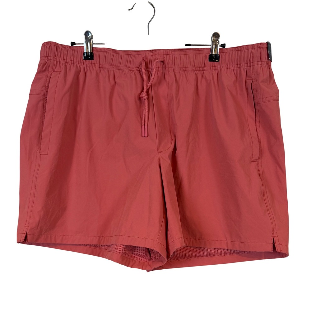 VRST Mens Everyday Short XL 5 Inseam Pink Rouge Nylon Stretch Mesh Liner NEW